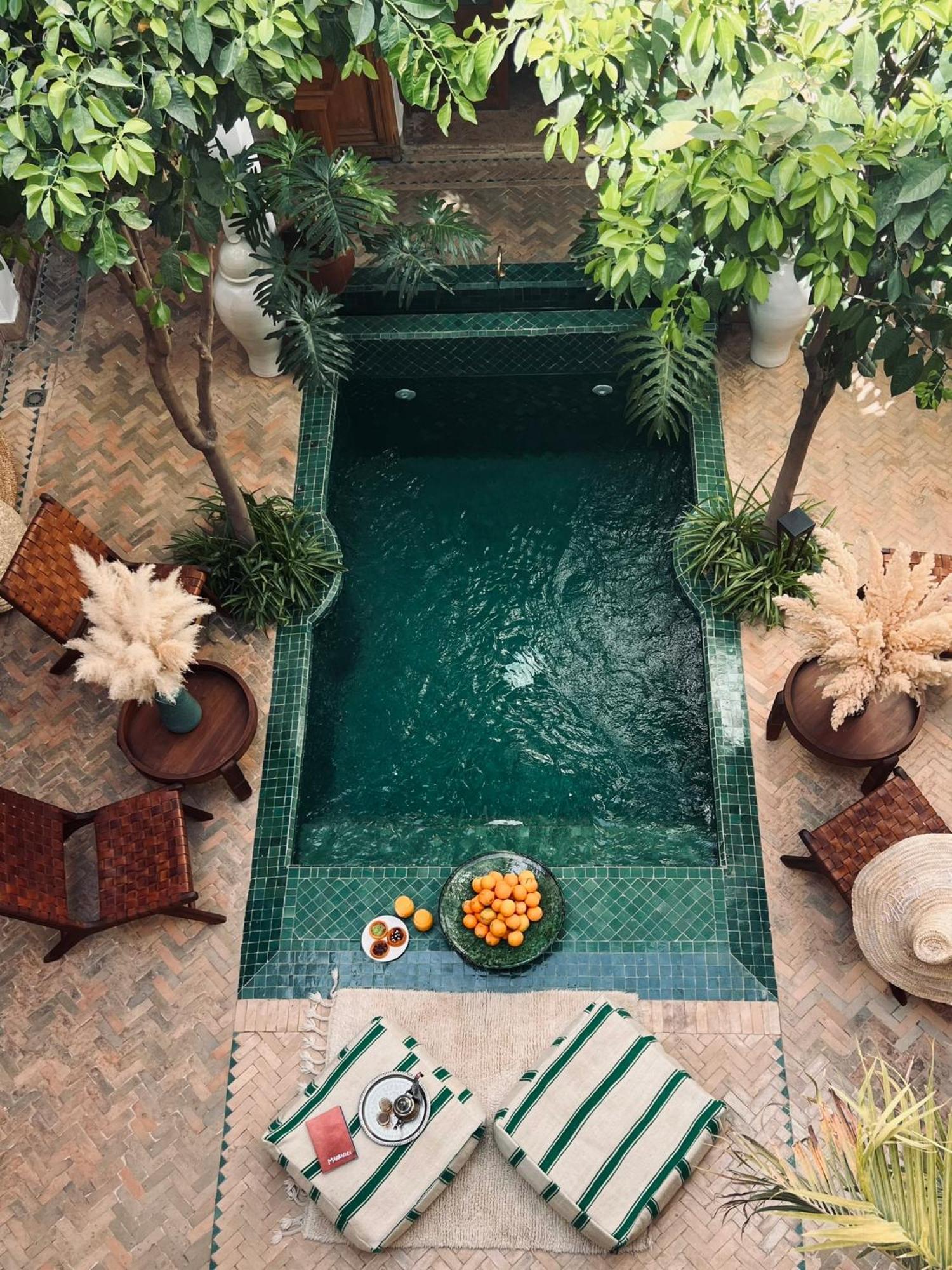 Riad Prive Sadaka Bassin Rooftop Marrakesh Exterior photo