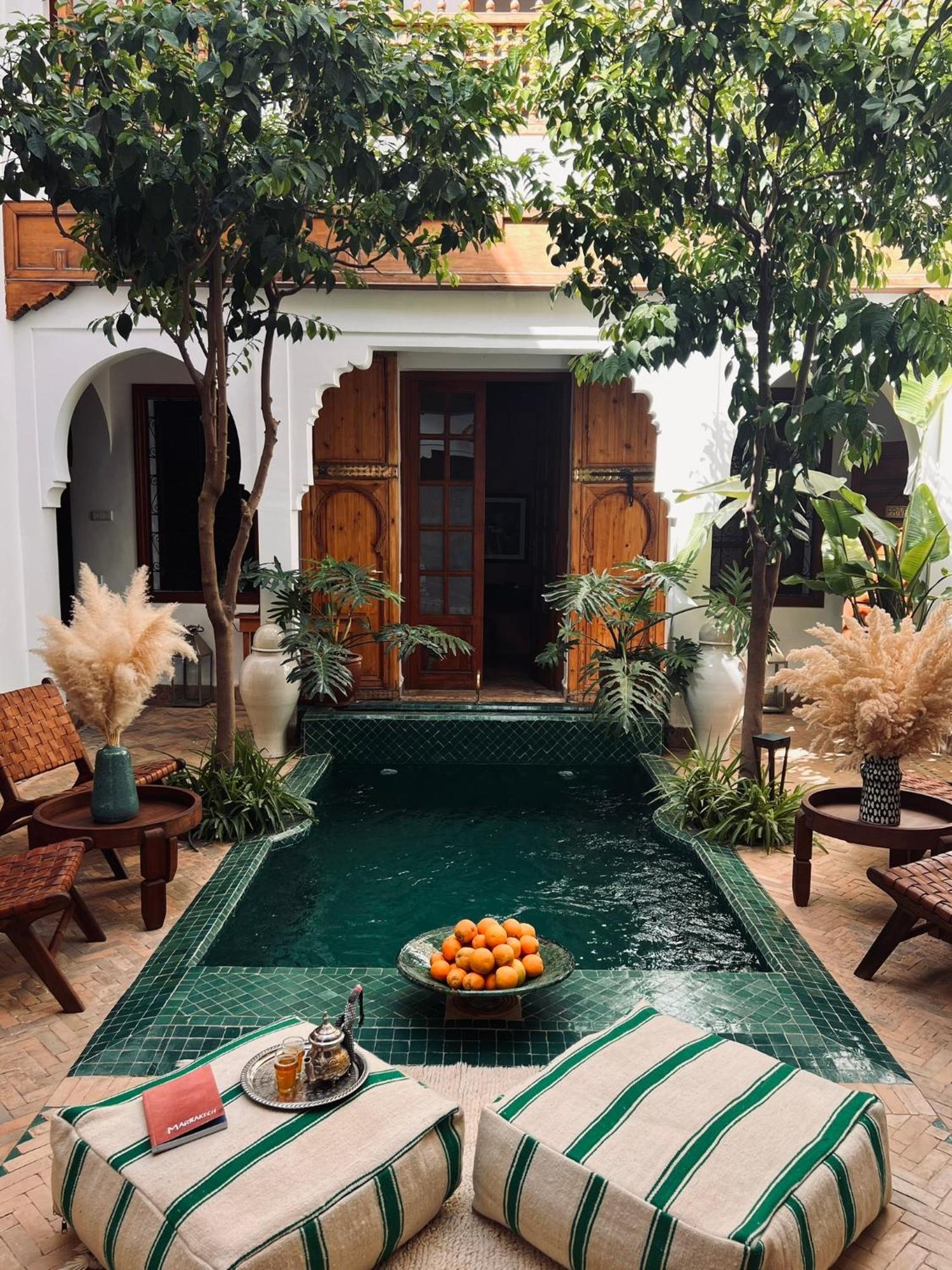 Riad Prive Sadaka Bassin Rooftop Marrakesh Exterior photo