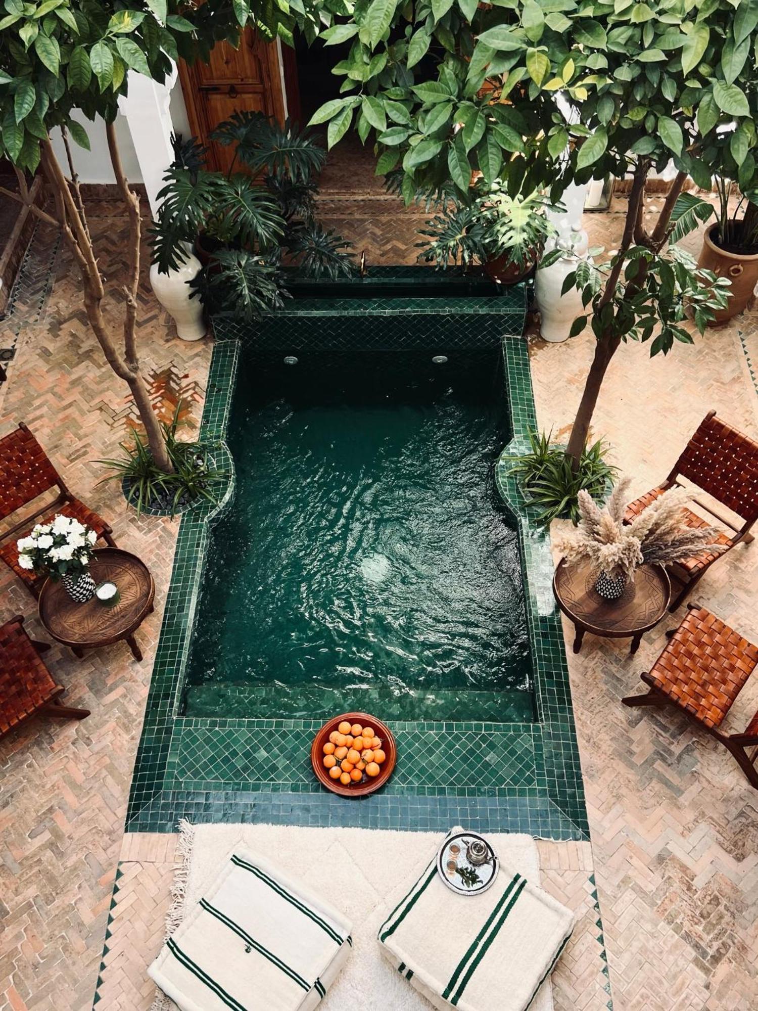 Riad Prive Sadaka Bassin Rooftop Marrakesh Exterior photo